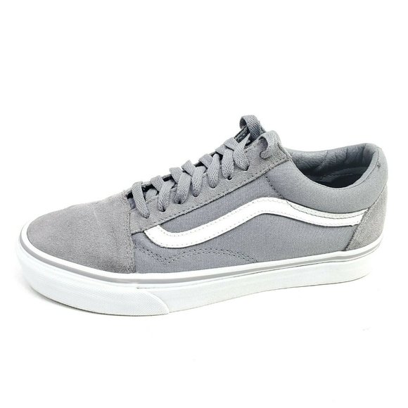 Vans Shoes - Vans Classic Old Skool Womens 9.5 Shoes Casual Sneakers Suede Gray 500714